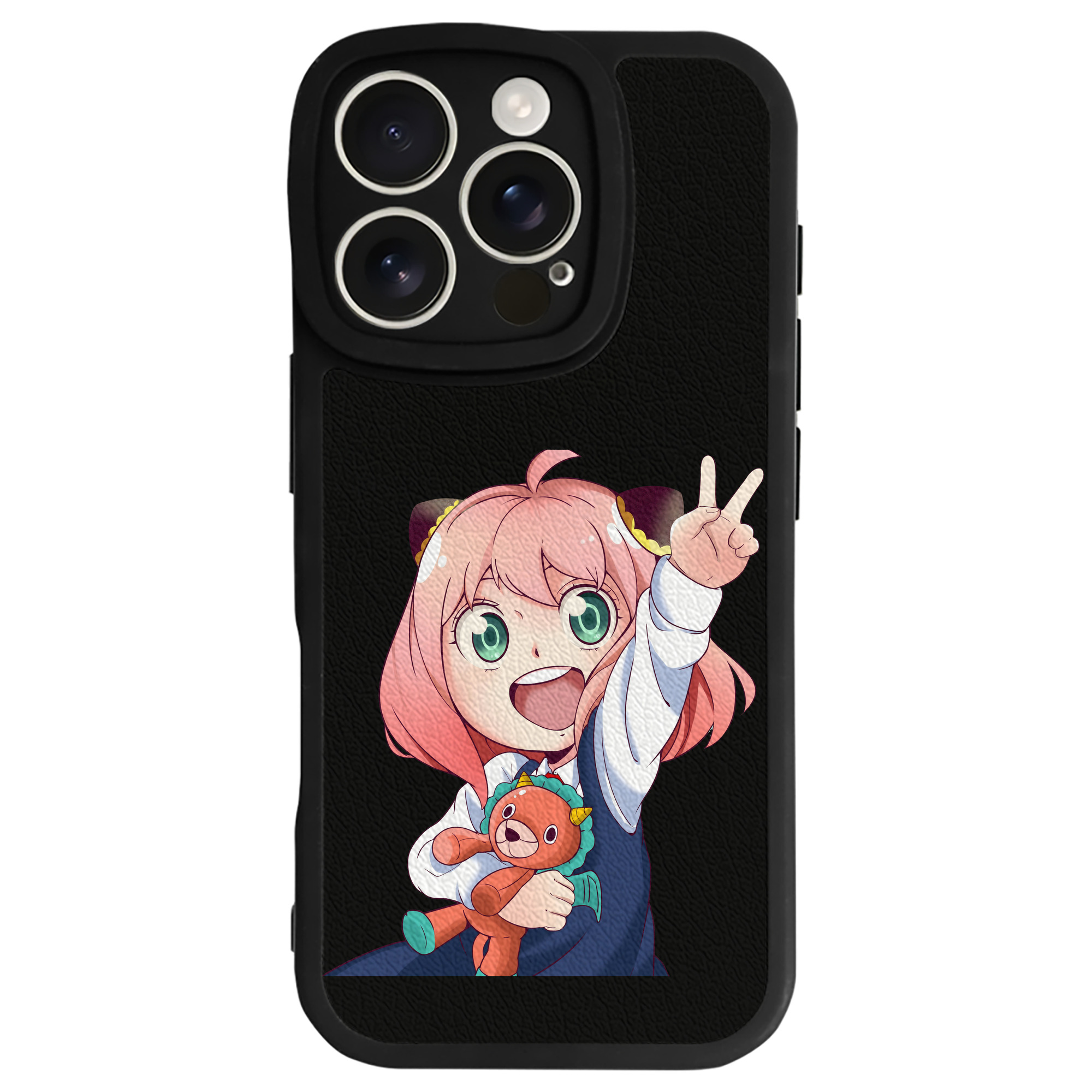 （画像用） SPY×FAMILY间谍家家酒 【iPhone 16シリーズ対応】シリコンスマホケース（レザー調） 材質：シリコン